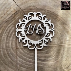 Topper "IHS" ornament