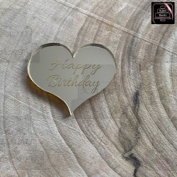 Żeton "Happy Birthday" serce