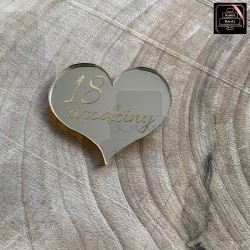 Żeton "18 Urodziny" serce