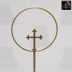Topper - koło z krzyżem