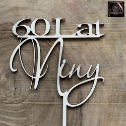 Topper "60 Lat Niny"
