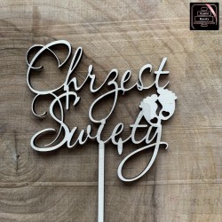 Topper "Chrzest Święty" stopy