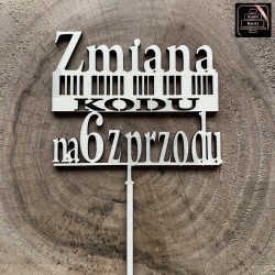 Topper "Zmiana KODU na 6 z...