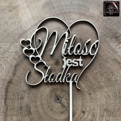 Topper "Miłość jest Słodka"...