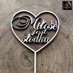Topper "Miłość jest Słodka"...