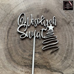 Topper "Wesołych Świąt"...