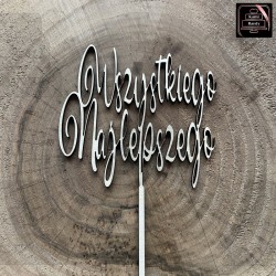 Topper "Wszystkiego...