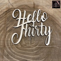 Dekor na bok "Hello Thirty"