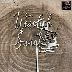 Topper "Wesołych Świąt"...