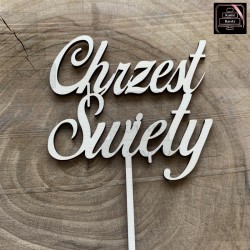 Topper Chrzest święty +imię