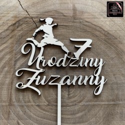 Topper  7 urodziny Zuzanny
