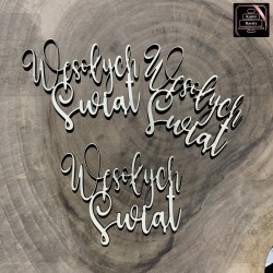 Dekor na bok "Wesołych...