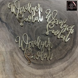 Dekor na bok "Wesołych...