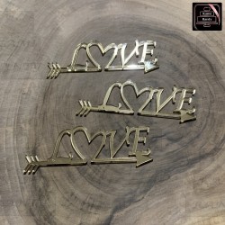 Dekor zestaw 3szt. - "Love"