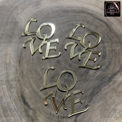 Dekor zestaw 3szt. - "Love"